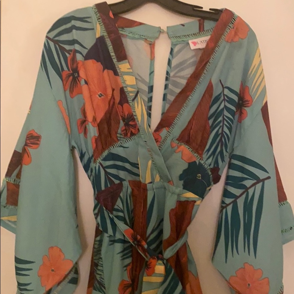 Beautiful Romper with bell Sleeves
